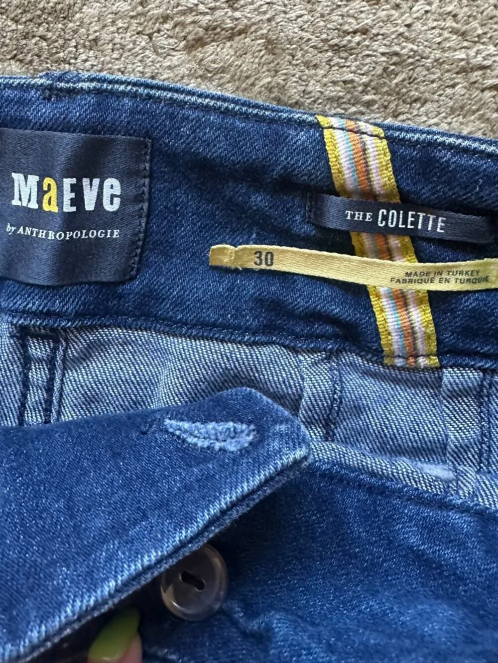 Maeve The Colette Crop Wide-Leg Jeans - Picture 3 of 3